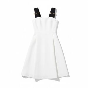 Josh Goot White Dress with Black Straps​